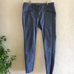 Ann Taylor LOFT Slate Blue Straight Leg Pants